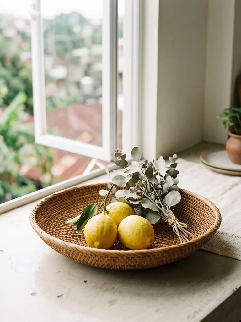 Rattan Fruit Bowl