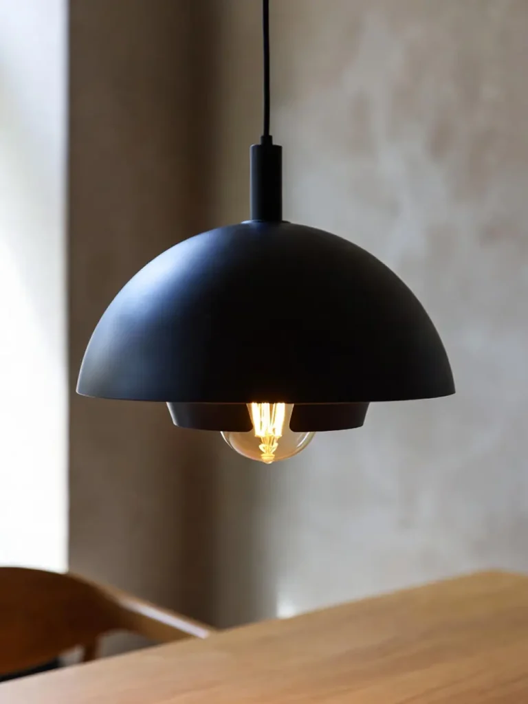 Matte Black Pendant Lamp