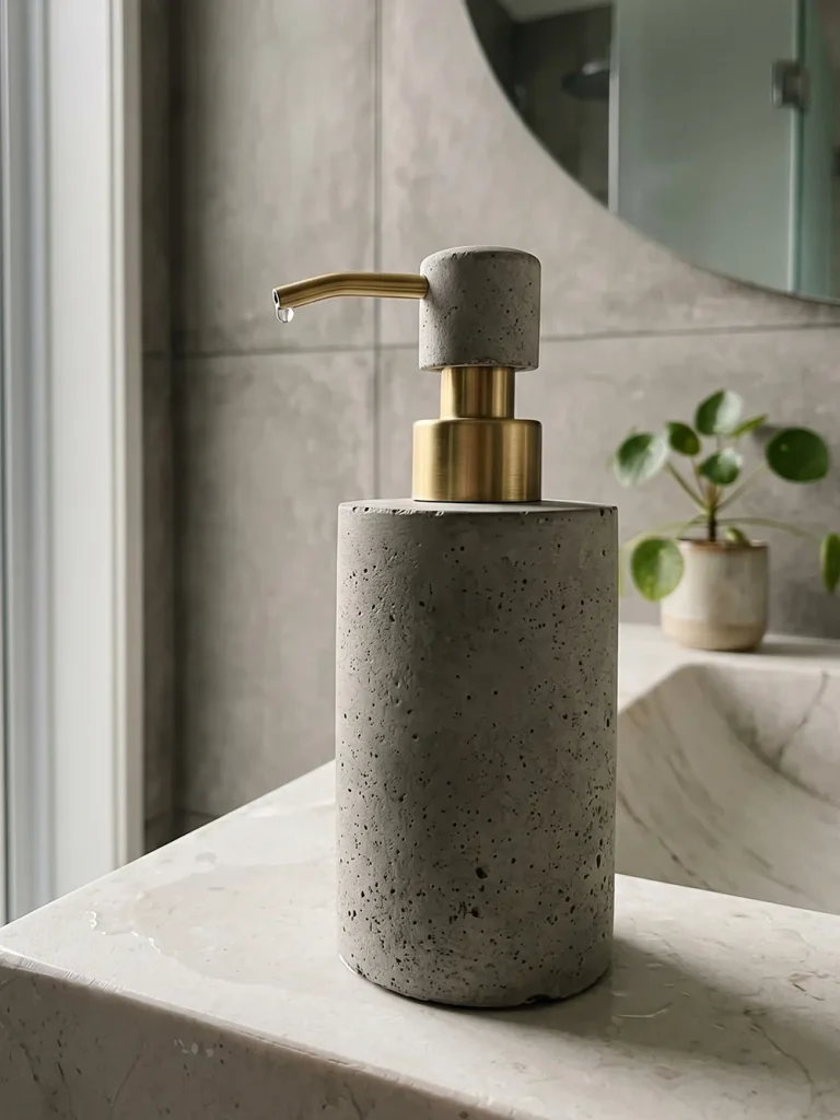 Concrete Soap Dispenser